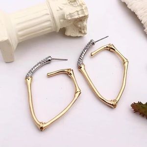 Alexis Bittar Hoop Crystal Earrings